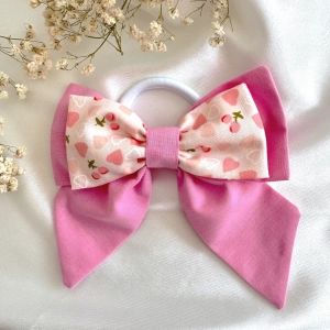 Kokardka bawełniana podwójna – Pink.webp