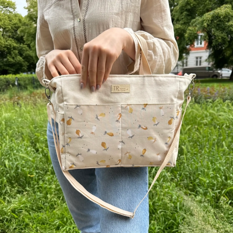 Torebka bawełniana DELIA - Gruszki.webp